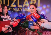 Нигина Амонкулова получила почётный знак «Уважение к культуре и искусству» Узбекистана